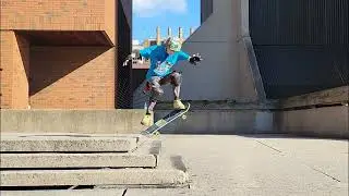 Ollie Stair Sesh And More On The Hill Bulldog Deck