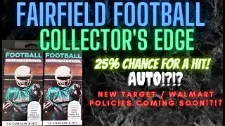 Fairfield Football Collector's Edge Repack Boxes!!! Are they worth it??? Auto Hit!?!?🤔