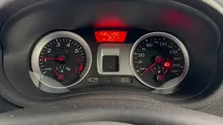 2011 Renault Clio III 1.2 16V cold start -15&deg;C