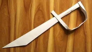 DIY Pirate Cutlass Sword from A4 Paper &ndash; Easy Paper Weapon Tutorial!