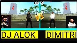 DJ ALOK VS DIMITRI CARACTER ABILITY TEST FREE FIRE - GARENA FREE FIRE