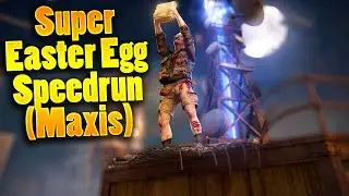 Мировой рекорд скорости прохождения Maxis Super Easter Egg (Tranzit, Die Rise и Buried) 28:44