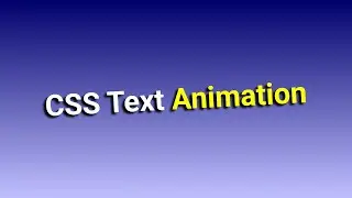 Sliding Text Animation Using HTML And CSS Only | ProgrammingTT