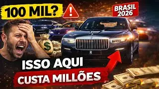 LUXO SEM LIMETE: os CARROS mais CAROS rodando no BRASIL em 2026
