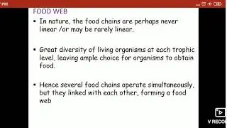 Food web 12th Botany