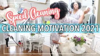 ALL DAY CLEAN WITH ME / LAUNDRY MOTIVATION 2021 / BUSY MOM GET IT ALL DONE / SPEED CLEANING