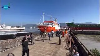 Sinooutput 1650hp*2 azimuth thruster driven by diesel engine