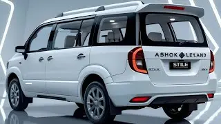 2026 Ashok Leyland Stile 7 Seater Van New Launch | White Color | Under 8 Lakh | Full Review in Hindi