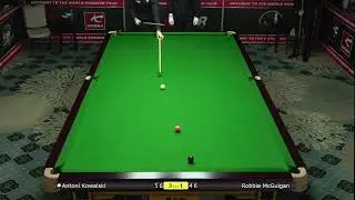 European Snooker Championships - U21 Semi Final: Antoni Kowalski vs Robbie McGuigan