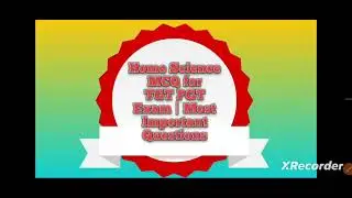 🎯TGT PGT Exam Home Science MCQs 💥 |  Previous Year + Expected Questions