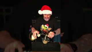 BAD SANTA  #shortsviral #cocktail #drink #bartender #mixology #christmas