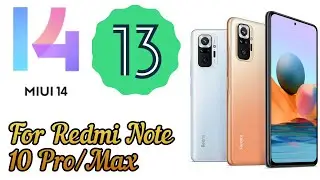 🔥Redmi Note 10 Pro/Max MIUI 14  EU Stable update | How to install MIUI 14 using orange fox recovery🔥