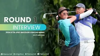 TIFFANY BERNARDINO & NYITO TIONGKO: ROUND 1 INTERVIEW | 2024 ICTSI JPGT Visayas Series 2
