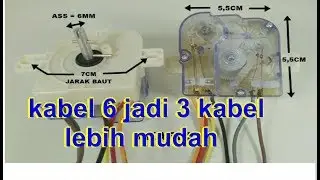 cara rubah timer 5 kabel jadi 3 kabel dgn pungsi yg sama
