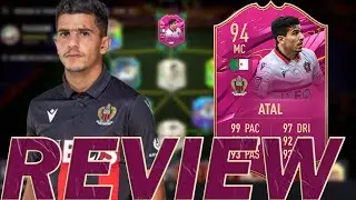 mejor que alessandrini? 94 YOUCEF ATAL  FUTTIE OBJETIVOS SBC PLAYER REVIEW FIFA 21