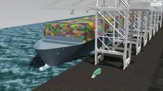 VIRTUITY | Digital Twin simulation - Container Terminal Simulation. Plant Simulation