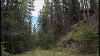 Sending a Massive Road Gap on MTB