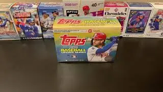 2020 Topps Update Mega Box!! Lots of fun cards!!! #ed Relic, a SP variant, and lots of rookies!!