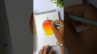 How To Draw Mango 🥭/ Toutorial #howtodraw #mango #shorts #art #drawing