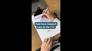 Must Know Research Topics for the PCE: SNOUT vs SPIN!
