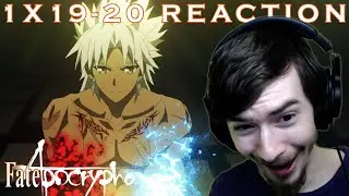 The Final Battle Begins! *FATE/APOCRYPHA* 1x19-20 FIRST REACTION