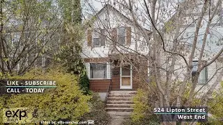 House For Sale at 524 Lipton Street in the West End Winnipeg
