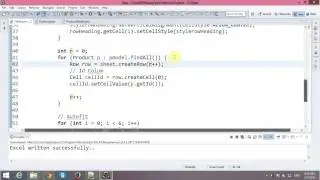 Write Excel File in Java with Apache POI