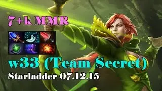 Windranger глазами игрока w33 (TEAM SECRET) Starladder 07.12.2015