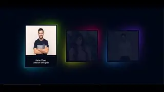 CSS Responsive Glowing Card UI Design with Hover Effects Tutorial Html & CSS | Card Design Html Css