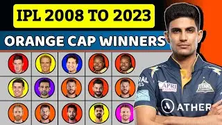 IPL 2008 To 2023 All Orange Cap Winners | All Orange Cap Winners in IPL History