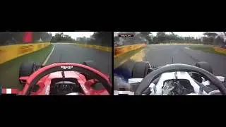 Hamilton   Vettel Pole Lap Comparison   F1 2018 Australian GP