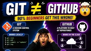 Git vs GitHub Explained | What is Git? What is GitHub? Beginner Guide