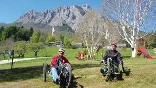 60 km della Vigolana con l'handbike - cross country handcycle