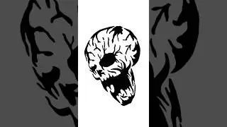 Skull Head Tattoo #drawing #art #shorts