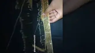 How To Make Wait Belt/Waist Belt For Lehenga/Kamar Band/Handmade Waist Belt