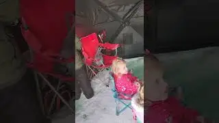 Ice fishing setup starvation UT #fishing #livescope #utahfishing #fishingguide