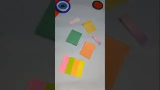Handmade Paper Sticky Notes || Without Glue || Without Double-Sided Tape #craft #diy #easy #shorts
