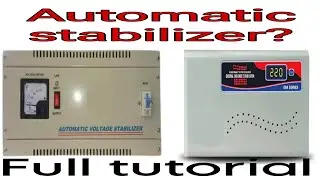 Automatic stabilizer voltage settings