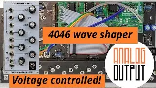Voltage controlled 4046 wave shaper