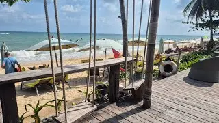 Насколько многолюдно на набережной Ламаи? Ко Самуи, Таиланд, 29/26 января.