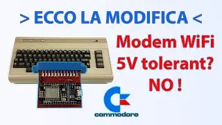 Modifica Modem WiFi Commodore 64, NodeMCU con ESP8266