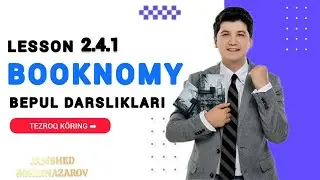 BOOKNOMY INGLIZ TILI DARSLARI | LESSON 2.4.1 #BOOKNOMY #INGLIZ_TILI
