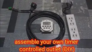 Extension cord Outlet controlled by timer switch
