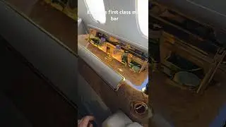 Emirates first class mini bar
