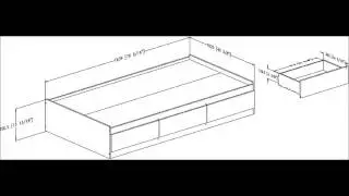 SOUTH SHORE POPULAR COLLECTION TWIN 39- inch MATES BED, MOKA