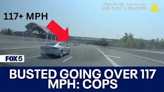 Virginia driver going over 117 mph in car with fake license plates arrested: police