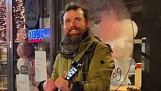 Prachtige Klanken van Straatmuzikanten in een Verlaten Winkelstraat . Ermelo di. 20 Jan. 2026