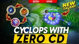 CYCLOPS ZERO COOLDOWN WITH NEW TALENT CHRONO BOOST | MLBB