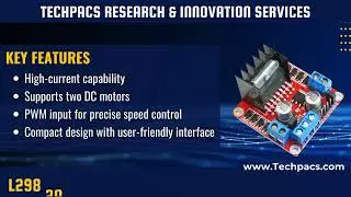 L298 2A Dual Motor Driver Module with PWM Control Detailed Description