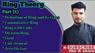 Ring,commutative ring,ring with unity. part(1)